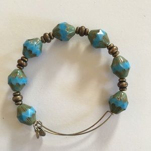 ONE OF A KIND Alex and Ani Vintage beaded Bracelet